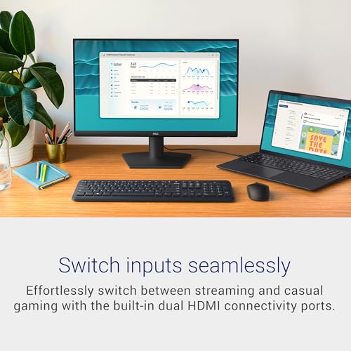 Image of Dell 24 Display SE2426H 23.8 inch FHD (1920x1080) 144Hz 1ms, IPS (In-Plane Switching) Technology, AMD FreeSync, TUV 3-Star 2X HDMI, Tilt