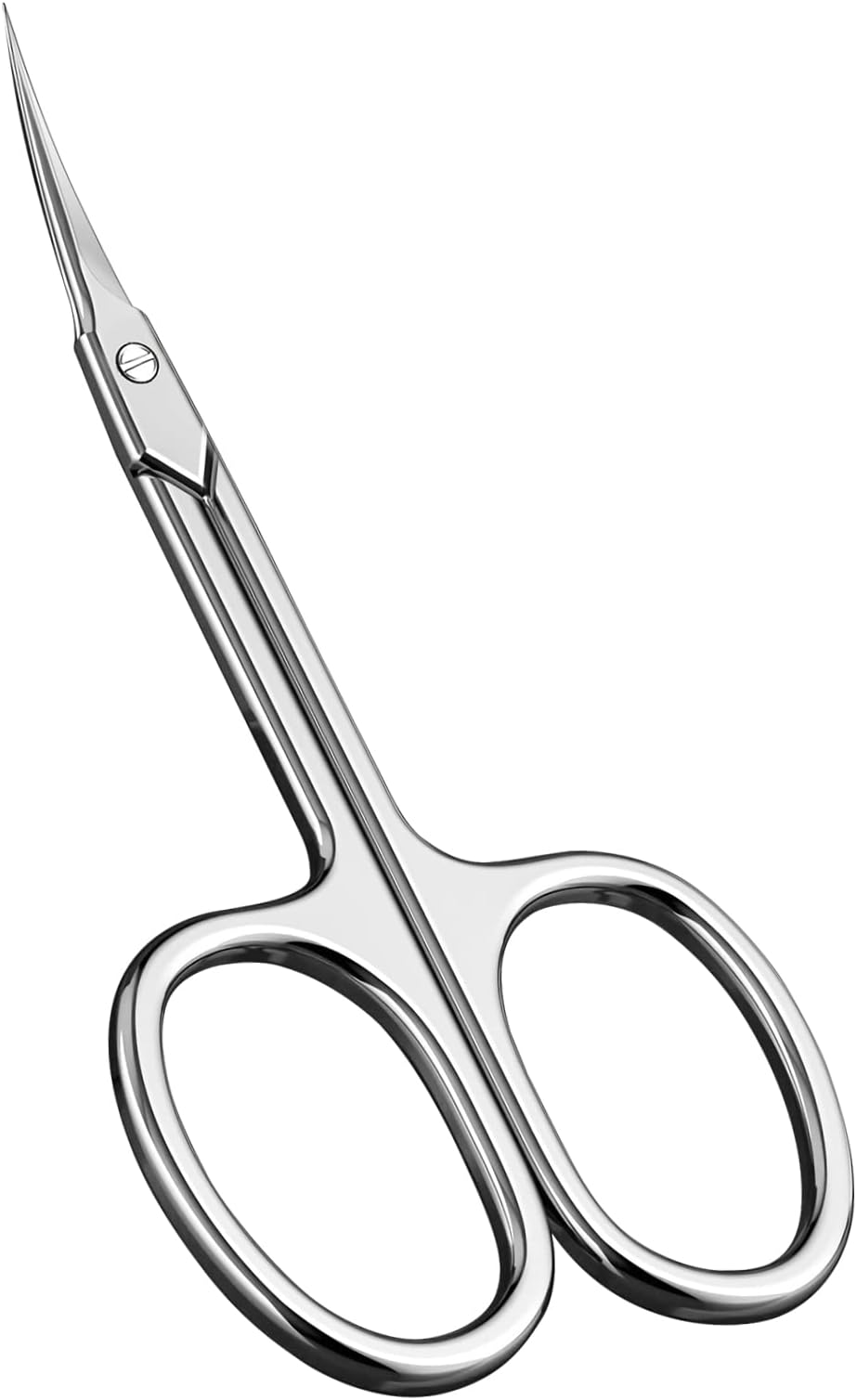 CGBE Manicure Scissors, Extra Fine Eyebrow Scissors for Grooming, Curved Blad...