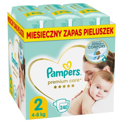 Pampers Premium Care 2 - Pañales (pequeños, 240 unidades)