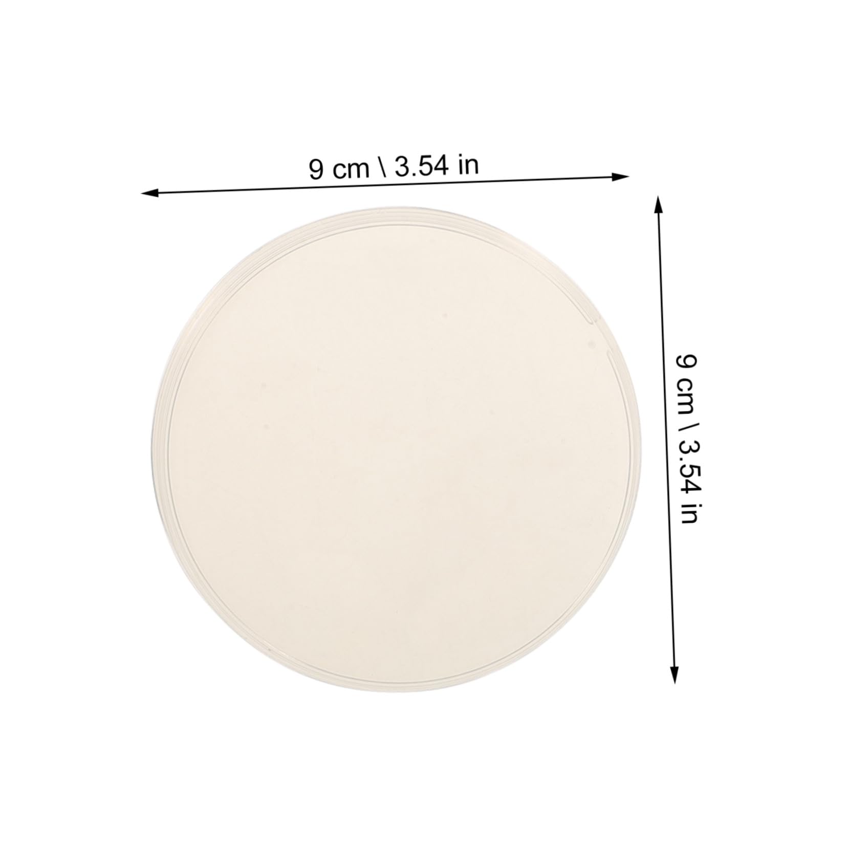 Placas De Agar Nutritivo 9 Cm Pre-vertido, Paquete De 10 Unidades, Placas De Petri Para Cultivo Microbiológico, Suministros Para Experimentos Científicos y Proyectos Escolares