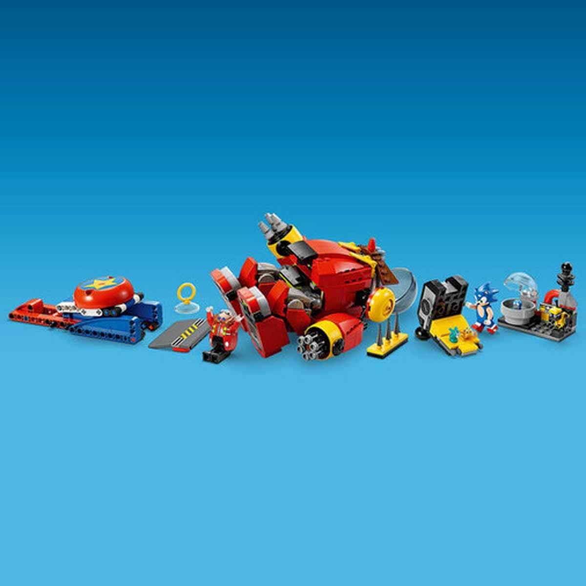 LEGO 76993 Sonic vs. Dr. Eggmans Death Egg Robot, 6 Charaktere und Zubehör