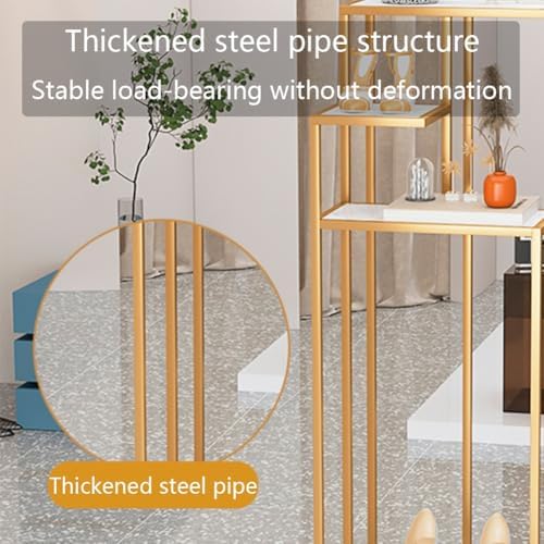 Modern Metal Display Stand - Steel Frame Riser Shelf for Retail Stores, Boutique Showcases, and Home Décor - Versatile Storage Solution for Enhanced Visibility