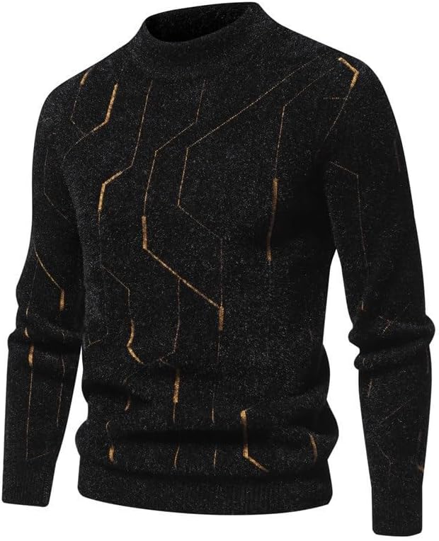 Men's Slim Fit Round Neck Sweater Pullover Knitted Base