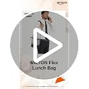 Image of MILTON Flex Lunch Bag I Insulated Tiffin Bag for Office for Men, Women I Eco Friendly, Spacious, Durable I 1.3 L I Grey