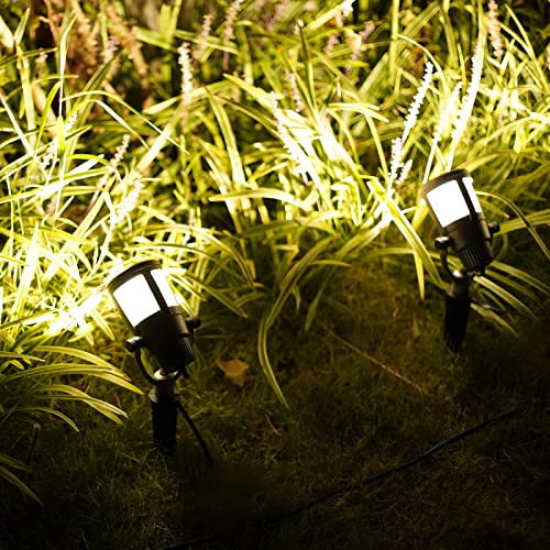 Malibu Low Voltage Landscape Light 7.5W Led Spotlight 12V Outdoor Lighting 330 Lumen 3000K Warm White Floodlight With Connector And Spike Stake For Outdoor Use 8418-2606-01 #TOP2