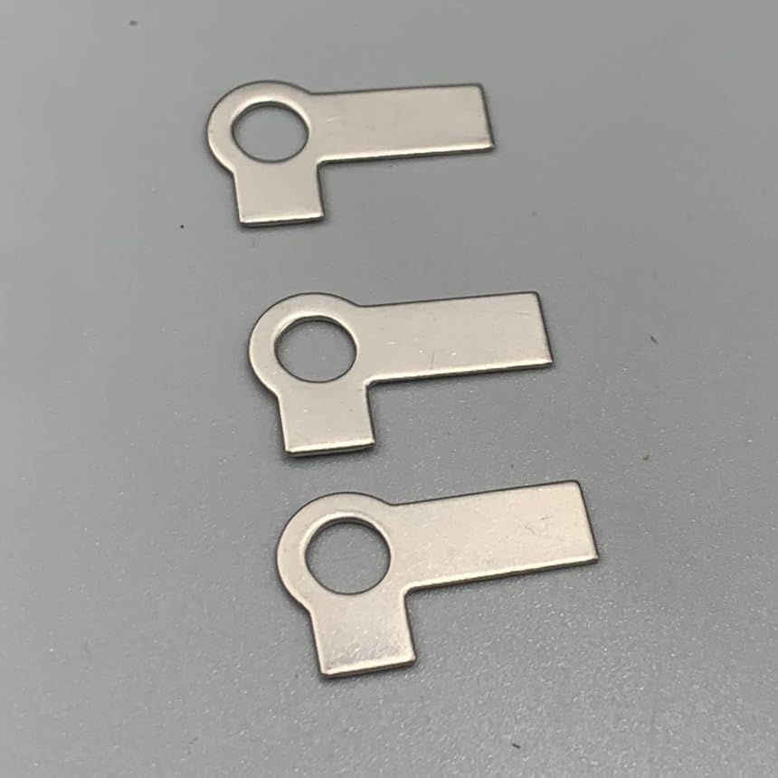 M3 M4 M5 M6 M8 M10 M12 M14 M16 M18 304 Stainless Steel GB855 Double Lug Collar Locking Stop Tab Washer With Long Tab And Wing (Inner Diameter: 20Pieces M8)