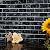 Soulscrafts Glass Mosaic Tile Backsplash, Black Brick Glass Blend Mosaic Tile 12x12 Inch for Kitchen Backsplash Bathroom Wall, Box of 5 Sheets