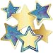 Carson Dellosa - Galaxy Stars Colorful Cut-Outs, Classroom Décor, 36 Pieces