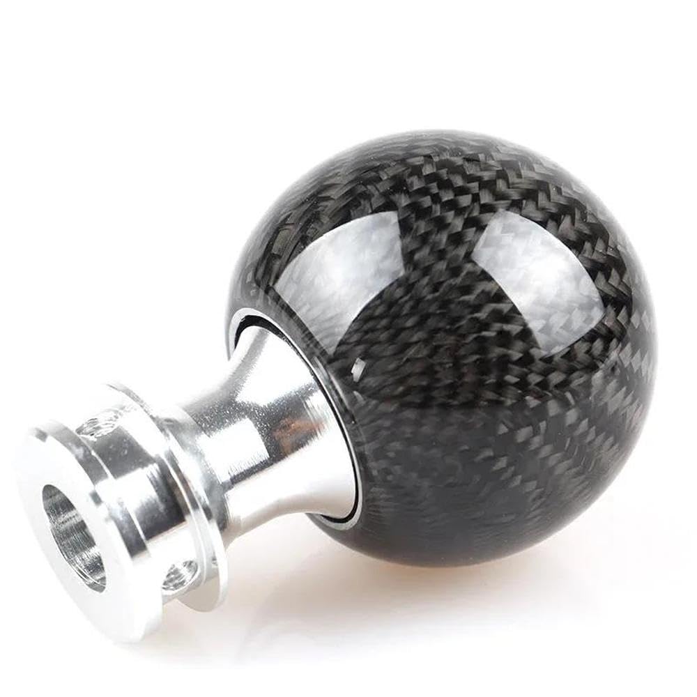 SXQPOCAR Carbon Fiber Alumium 5 Speed Manual Gear Shift Knob for Ford Focus ST for Fiesta ST Shift Lever Head