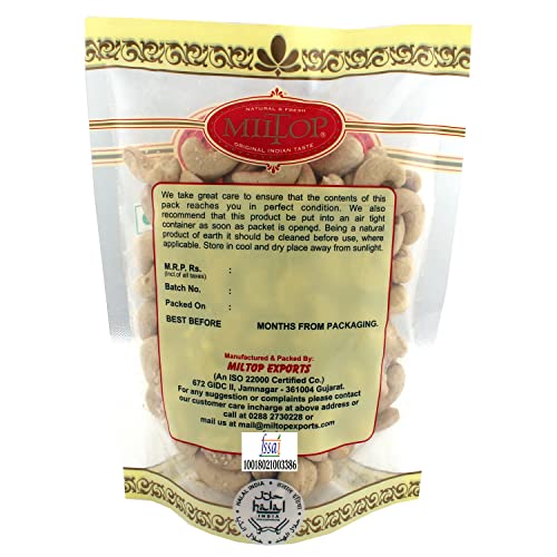 Image of Miltop California Almonds, 500g + Miltop Big Size Cashew Nuts W240, 500g