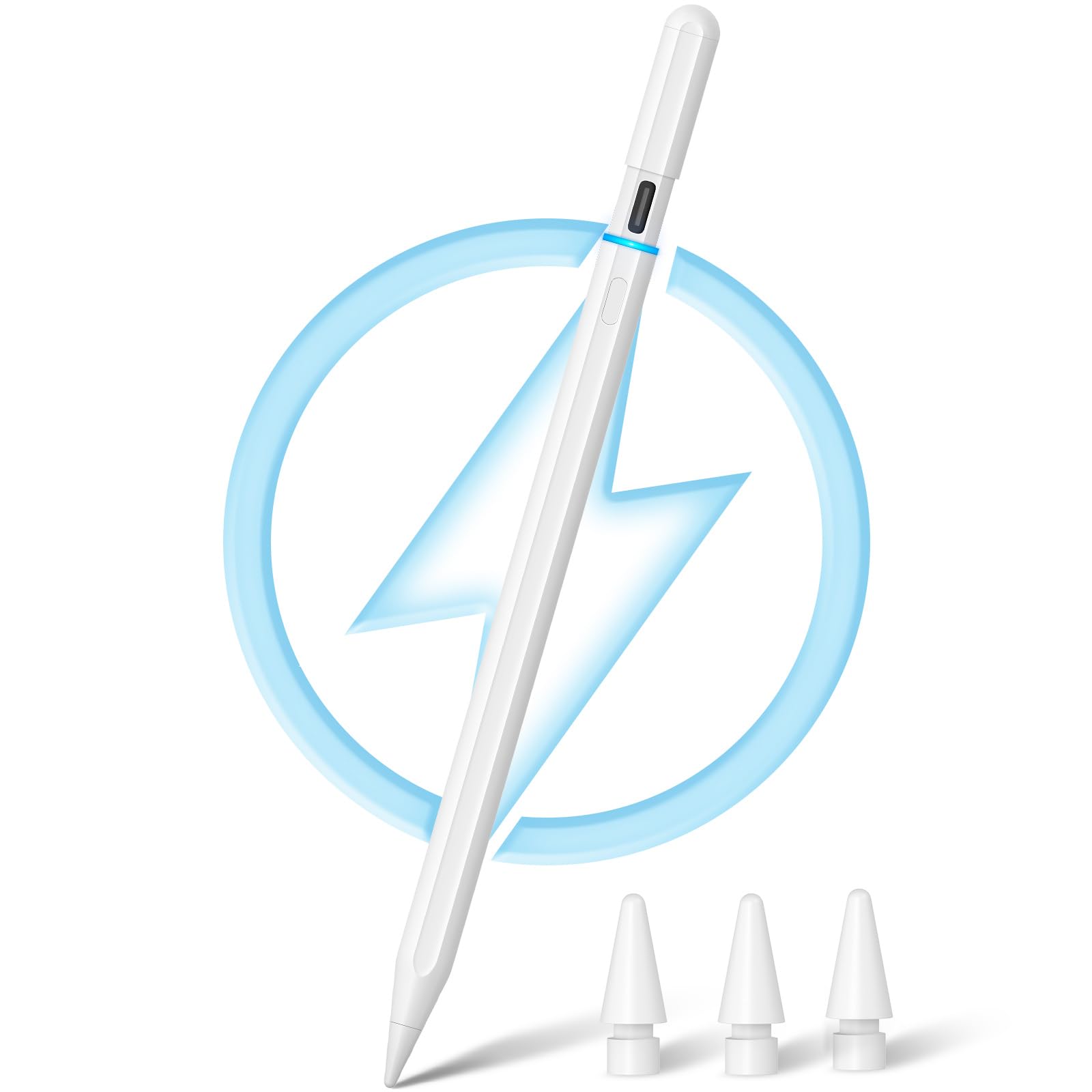 Amazon.com: for Pencil USB C Work with iPad 6/7/8/9/10th, Pro 11 