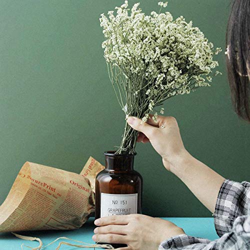 Artificial Flowers Dried Babies Breath Flowers Bouquets, Faux Flower Stems Fake Gypsophila Plants Flowers For Weddings, Home Decorate, White #TOP1
