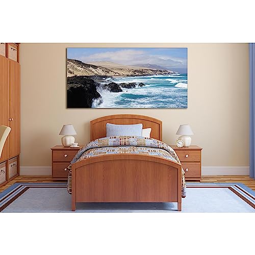 Toile ZELLART Canary Island №SL183 déco murale prête à poser 90x45 cm