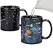 Heat Changing Solar System Magic Coffee Mug Heat Sensitive Porcelain Tea Cup Xmas Funny Gifts(10 OZ) - by Antspirit