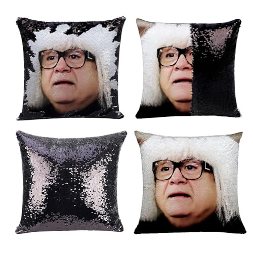 DIY Office Sequin Pillows Cover Magic Reversible Sequin...