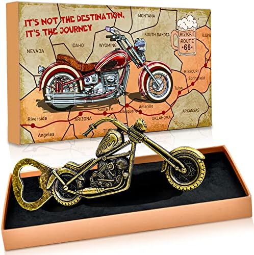 Funny Novelty Motorbike Gifts for Men - Unique Beer Gifts Christmas Stocking Fillers for Dad Men Adults Bottle Openers Cool Gadgets Birthday Christmas Secret Santa Gift Ideas for Teacher Male Presents