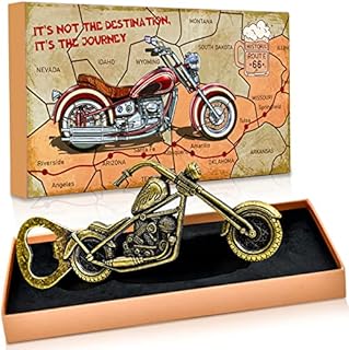 Funny Novelty Motorbike Gifts for Men - Unique Beer Gifts Christmas Stocking Fillers for Dad Men Adults Bottle Openers Cool Gadgets Birthday Christmas Secret Santa Gift Ideas for Teacher Male Presents