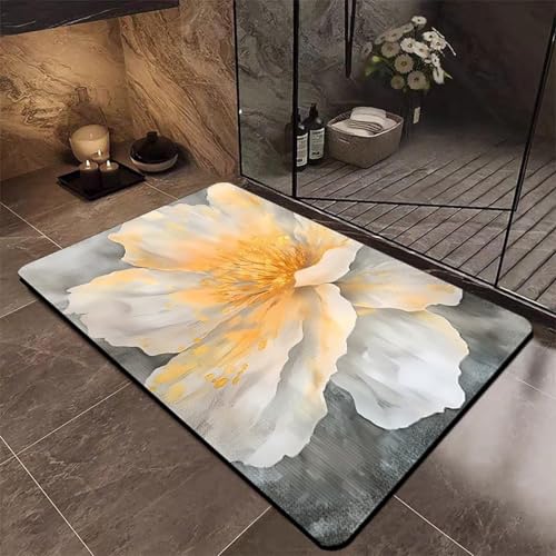 Flor Super Absorbente Y Anti-moho Sin Desliz,50x80cm