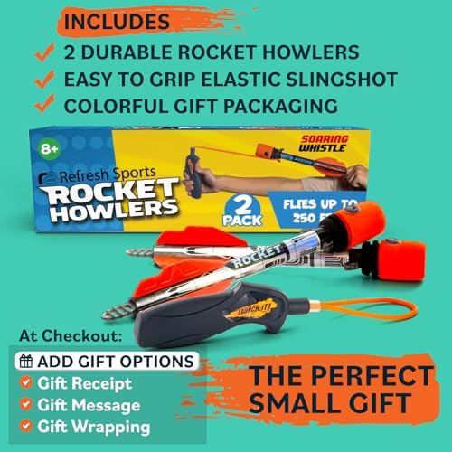 Toy Rocket Launcher for Kids: Outdoor Toys Slingshot Rocket Launchers - Best 6-10 Year Old Boy Gifts for Teens Boys & Girls All Ages - Fun Summer Toys 5 6 7 8 9 10 11 12+ Year Old Boy Birthday Gifts — view 5