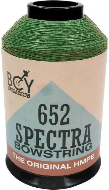 BCY 652 Spectra Bowstring Material Green 1/4 lb.