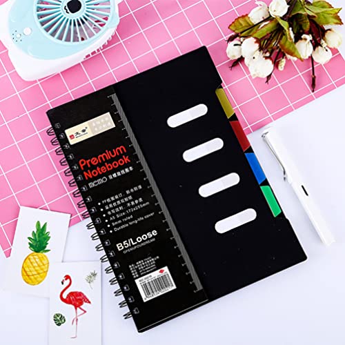 TOYANDONA Classified Spiral Notebook 10.2X7.9 Inches Multi-Subject Dividers Business Planner School Office Diary Journal Memo Pad - Image 2
