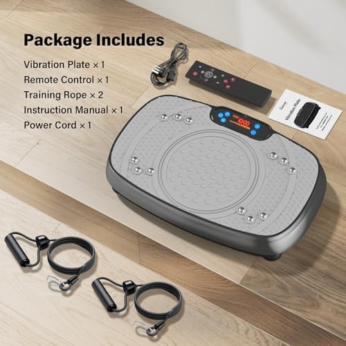 Vibration Plate Exercise Machine: TISSCARE Weight Loss and Lymphatic Drainage Vibrating Plates, Whole Body Workout Sculpting Platform for Home Fitness Fat Burner for Women Men 8 515GLFJBVvL. AC