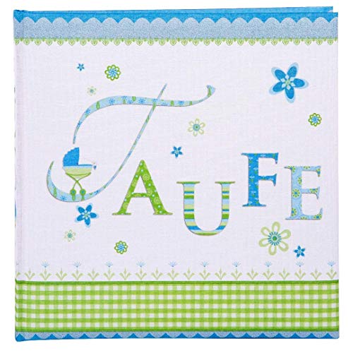 Tauf-Fotoalbum Mit 3D Teddy - Weiß/Silber, Für 80 Fotos 15x10cm