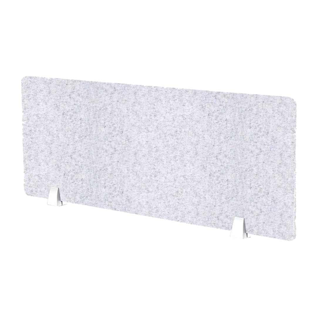 Timber Acoustics® Acoustic Desk Divider | Reduce Noise And Visual Distractions | Privacy Panels For Office - Classroom Soundproofing | Table Mounted (16" x 36") |(Marble Grey, Single)