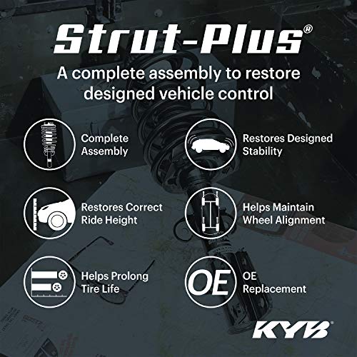 Kyb Sr4174 Strut Plus Complete Corner Unit Assembly, Black #TOP4