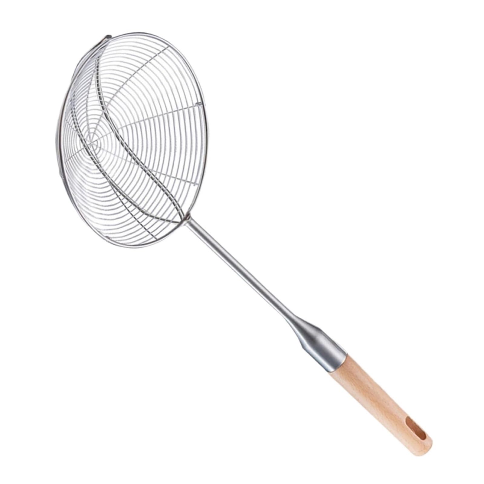 Sitko Durszlak Ze Stali Nierdzewnej Narzędzia Do Smażenia Frytek Durszlak Szczelinowy Narzędzia Gospodarstwa Domowego łyżka cedzakowa(20cm)