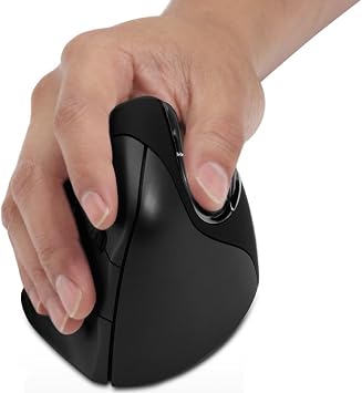 Evoluent VMOUS4RBTHY Bluetooth Right Handed Vertical Mouse 4 right mac, White