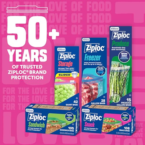 Ziploc Snack Bags, Food Storage, Easy Open & Close, 280 Count - image 6