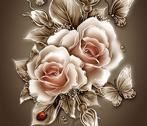 5D Diamond Painting Kits for Adults by BANLANA, DIY Cross Stitch Crystal Rhinestone Embroidery Pictures Art Kit with Premium Tools, 12