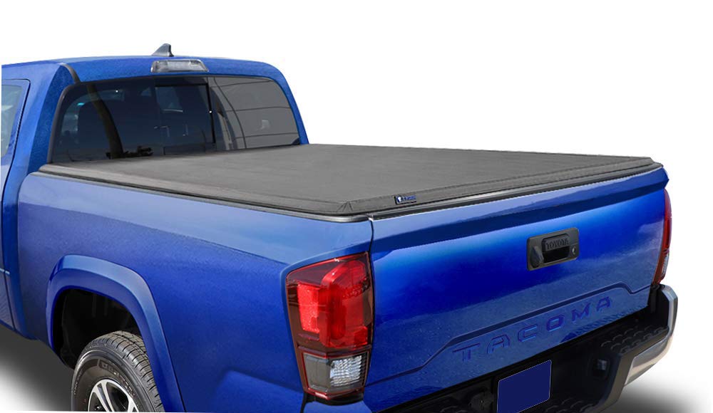 Amazon Com Tyger Auto T3 Soft Tri Fold Truck Bed Tonneau Cover For 2005 2015 Toyota Tacoma Fleetside 5 Bed Tg Bc3t1030 Black Automotive