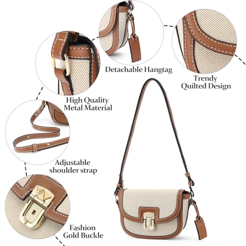 Image of GOIACII Small Crossbody Bags for Women Phone Purse Cute Saddle Bag with Adjustable Shoulder Strap Summer Trendy