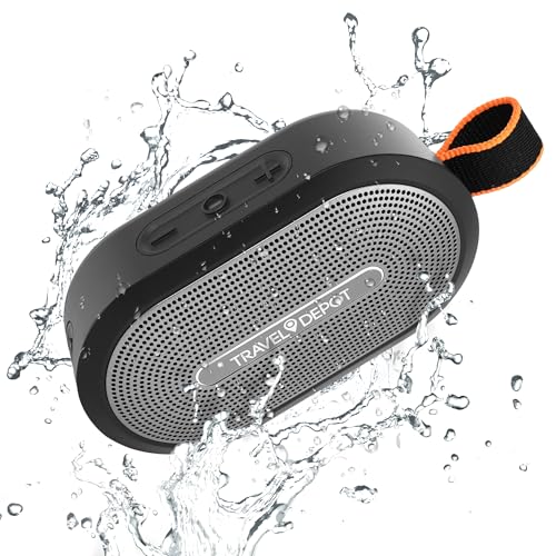 Travel Depot Magnetic Bluetooth Speaker, Wireless Portable Bluetooth Speaker for Golf Cart, IP66 Waterproof, 18H Playtime, TWS Pairing, BT5.3 for Home, Outdoors, Hiking