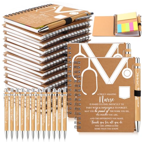 Carnet à spirale kraft Jetec pour ne plus perdre vos notes et stylos