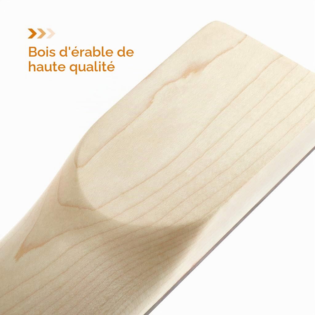 Alnicov Manche de guitare électrique, 22 frettes, manche en acajou, touche en érable, avec incrustation de points trapézoïdaux blancs, pour guitares LP