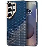 RAPTIC Aramid Skin for S26 Ultra Case, Compatible with MagSafe, Non-Slip & Ultra Slim Light Case for Samsung Galaxy S26 Ultra with Caseless Feeling, 1500D Aramid Fiber AeroWoven, Serenity Emerald