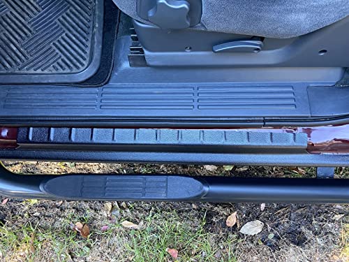 Ecotric Rocker Panel Guard Trail Armor Compatible With 1999-2006 Chevy Silverado Gmc Sierra 1500 & 1999-2004 Sierra Silverado 2500 & 2001-2006 Silverado Sierra 2500 Hd / 3500 Crew Cab #TOP4