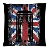 Pillow cases Fashion Pillow CoverTradis Dr Who Custom Rectangle Good Gift for Someone Custom 1818 inches