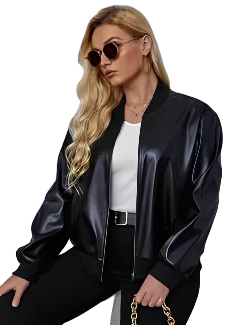 Crop Jacket,Classic Leather Jacket,Ladies' Slim Fit Leather Jacket,Women's Genuine Leather Jacket,Crop Leather Jacket with Pockets, Crop Leather Jacket For Women,Jacket09.-picture-24