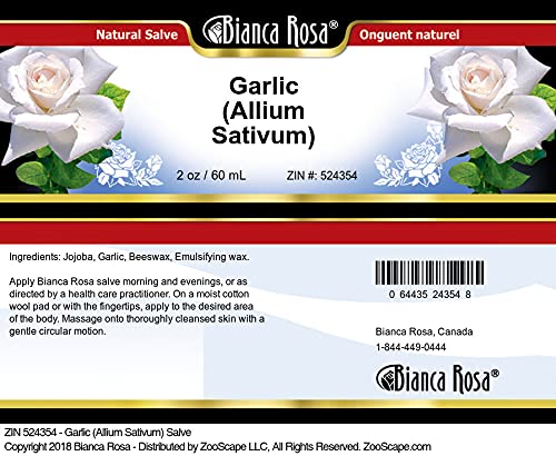 Bianca Rosa Garlic (Allium Sativum) Salve (2 Oz, Zin: 524354) - 3 Pack #TOP1