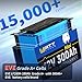 WattCycle 12V 280Ah LiFePO4 Lithium Battery – Mini Size, 200A BMS, EVE Grade A+ Cells, Low-Temp Protection, 15,000+ Cycles – Perfect for RVs, Solar, Off-Grid & Energy Storage