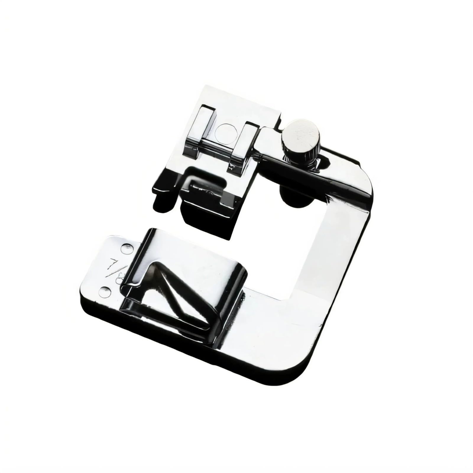 Ekoama Household Sewing Machine Hemmer Foot Metal Rolled Hemming Presser Foot Quick Installation For Fabric Tailoring Stitching