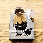 MYYINGELE Stainless Steel Induction Stovetop Espresso Maker, Italian Coffee Maker Moka Pot, for Full Bodied Stove Top Coffee, Makes 4 Cup of Espresso, for Home Office Coffee Pot - Image 2