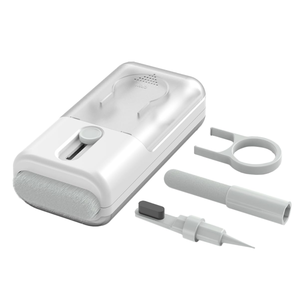 OFFSCH 1set Multifunctional Earphone Cleaning Soft Brush Keycap Puller and Cleaning Cloth for Earbuds and Headsets for Phones and Computers