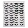 JIMIRE 20 Pairs False Eyelashes 4 Styles Fluffy Eyelashes Pack 3D Volume Faux Mink Lashes Packs
