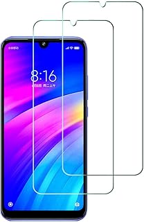 Widamin 2Pack, Compatible con Redmi 7 Cristal Templado, Pantalla protecci?n? Protector Pantalla, [dureza de 9H], [De Alta Definici?n], [Ninguno-Burbuja] para Xiaomi Redmi 7