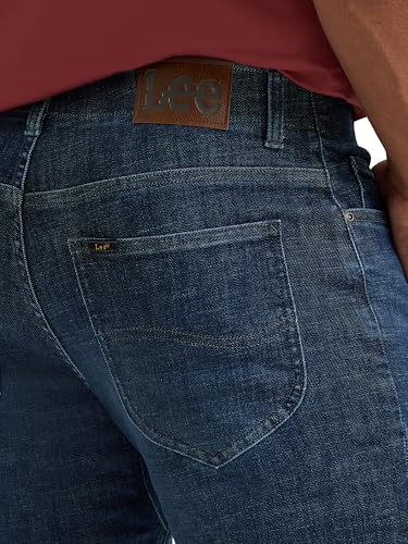 Lee Men's Extreme Motion Regular Straight Jean with Cool Temp, Blithe, 40W x 30L - image 3